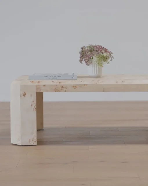 Rocio Burl Coffee Table