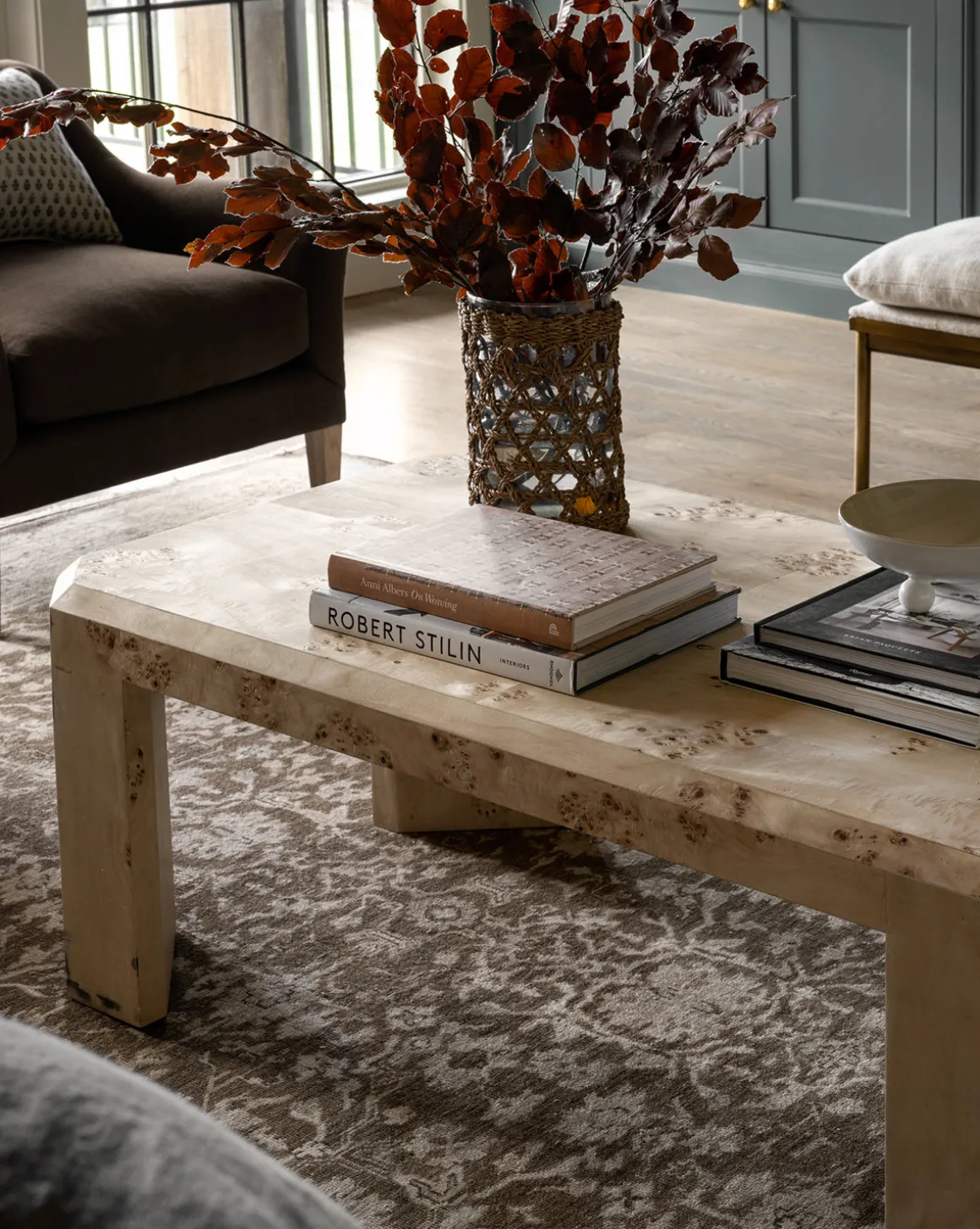 Rocio Burl Coffee Table