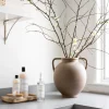 Rounded Dual Handled Vase