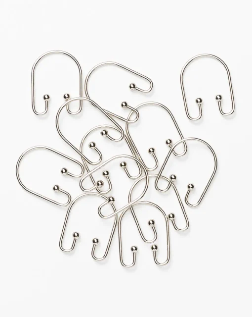 Shower Curtain Hooks (Set of 12)