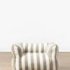 Tan Striped Kids Chair